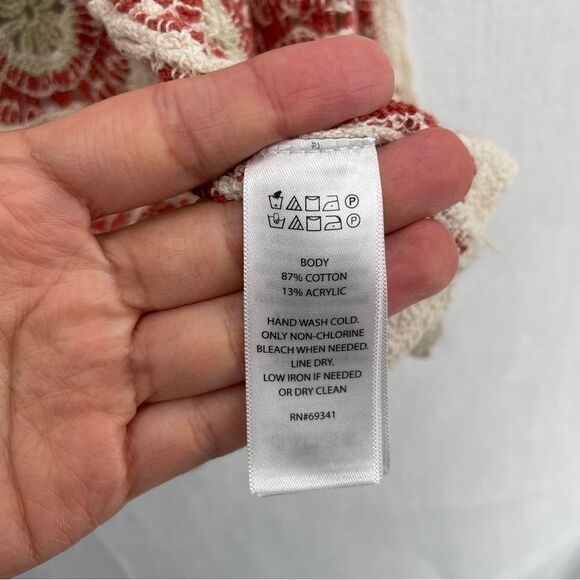 -Rachel Zoe Women's Crochet Sweater Vest NWOT S - Picture 4 of 5